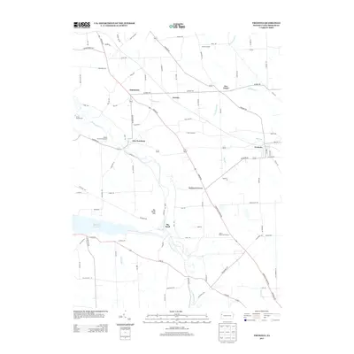 2013 Map of Fredonia, 2013 Print
