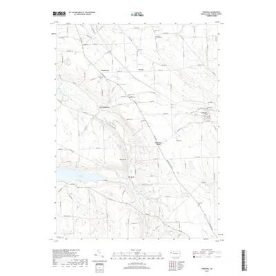 2019 Map of Fredonia, 2019 Print