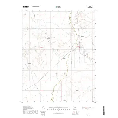 2018 Map of Fredonia, 2018 Print