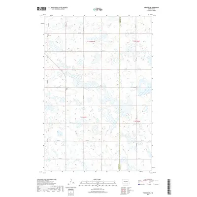 2018 Map of Fredonia NE, 2018 Print