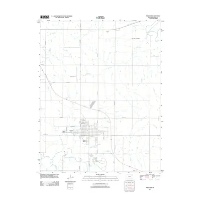 2012 Map of Fredonia, 2012 Print