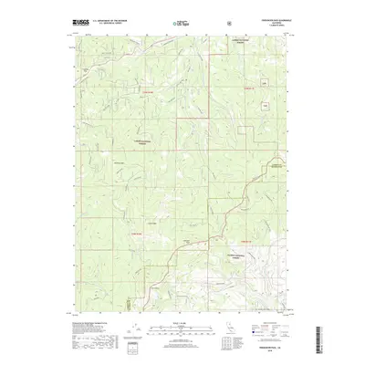 2018 Map of Fredonyer Pass, 2018 Print