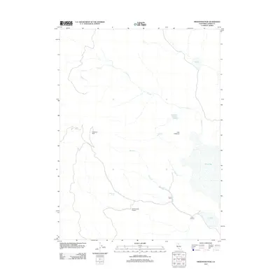 2012 Map of Fredonyer Peak, 2012 Print