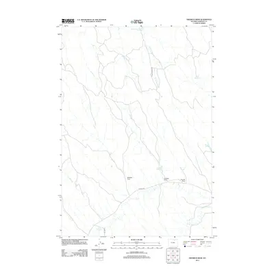 2012 Map of Fredrick Draw, 2012 Print