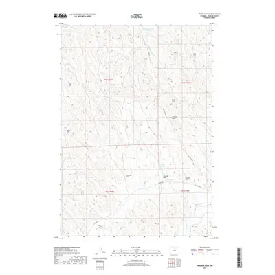 2017 Map of Fredrick Draw, 2017 Print