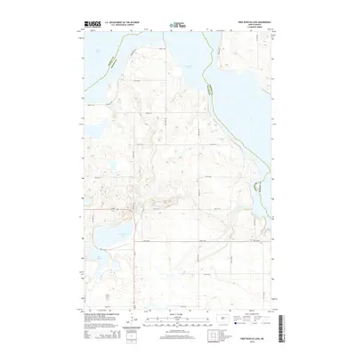 2014 Map of Free Peoples Lake, 2014 Print