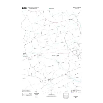 2013 Map of Freeburg, 2013 Print