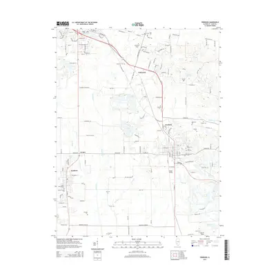 2015 Map of Freeburg, 2015 Print