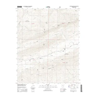 2014 Map of Freedom Mountain, 2014 Print