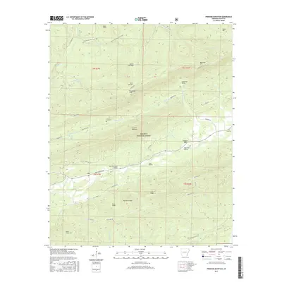 2017 Map of Freedom Mountain, 2017 Print