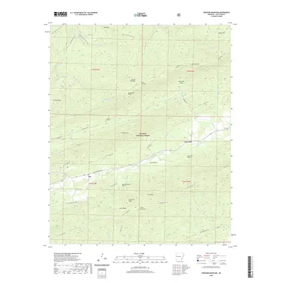 2020 Map of Freedom Mountain, 2020 Print