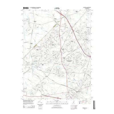 2014 Map of Freehold, 2014 Print
