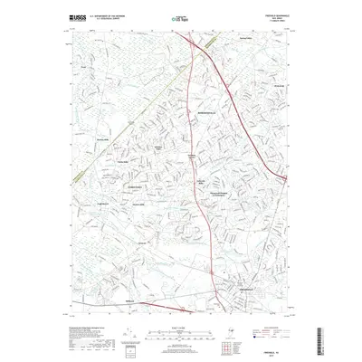 2019 Map of Freehold, 2019 Print