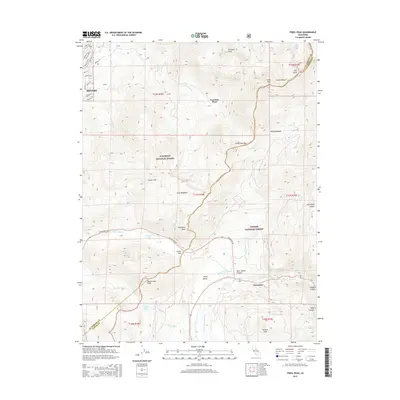 2015 Map of Freel Peak, 2015 Print