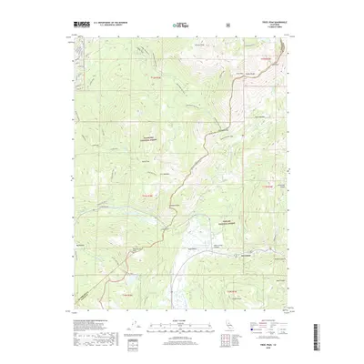 2018 Map of Freel Peak, 2018 Print
