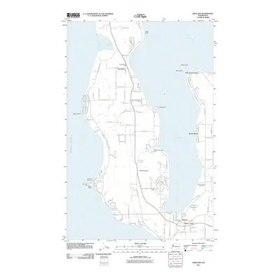 2011 Map of Freeland, 2011 Print