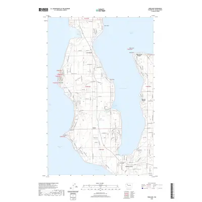 2020 Map of Freeland, 2020 Print