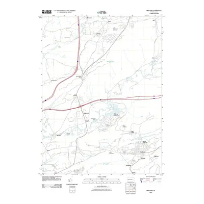 2010 Map of Freeland, 2010 Print