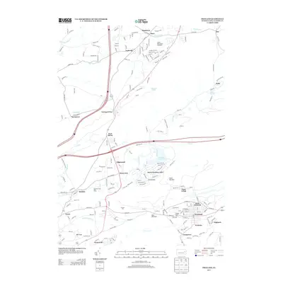 2013 Map of Freeland, 2013 Print