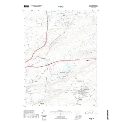 2019 Map of Freeland, 2019 Print