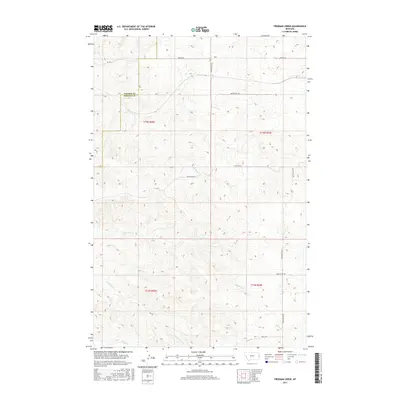 2017 Map of Freeman Creek, 2017 Print