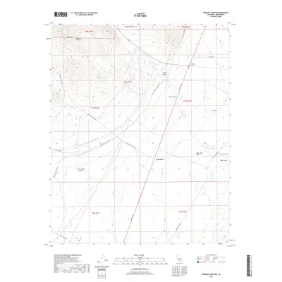 2018 Map of Freeman Junction, 2018 Print