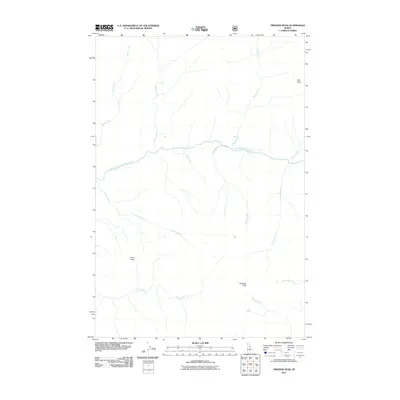 2011 Map of Freeman Peak, 2011 Print