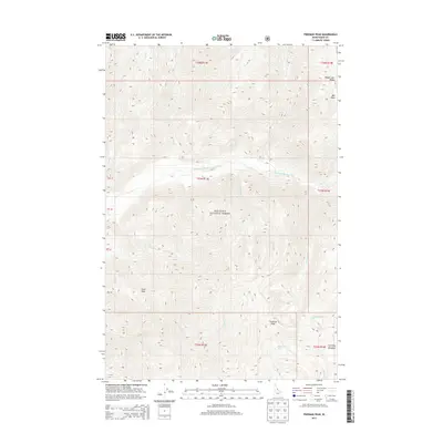 2013 Map of Freeman Peak, 2013 Print