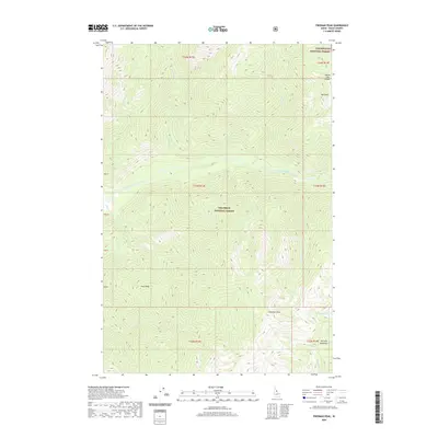 2020 Map of Freeman Peak, 2020 Print