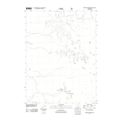 2011 Map of Freeman Reservoir, 2011 Print
