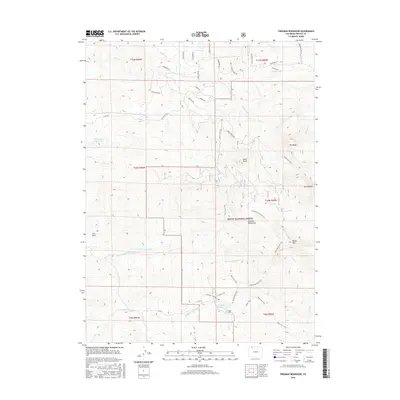 2016 Map of Freeman Reservoir, 2016 Print