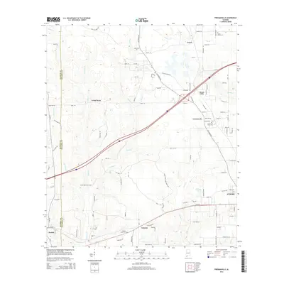 2014 Map of Freemanville, 2014 Print