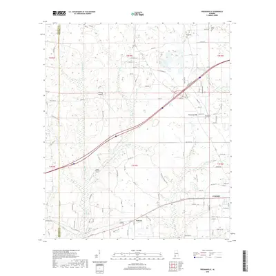 2018 Map of Freemanville, 2018 Print