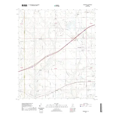 2020 Map of Freemanville, 2020 Print