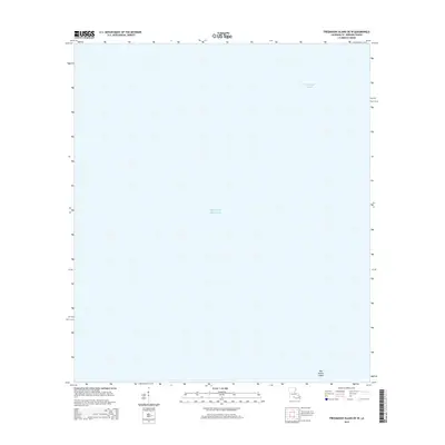 2015 Map of Freemason Island OE W, 2015 Print