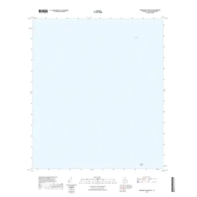 2018 Map of Freemason Island OE W, 2018 Print