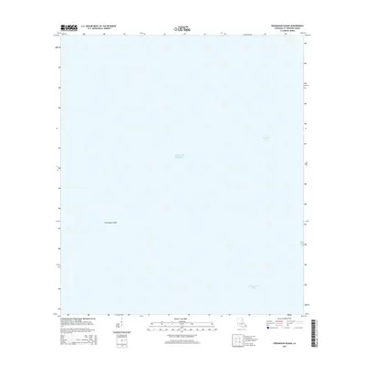2015 Map of Freemason Island, 2015 Print