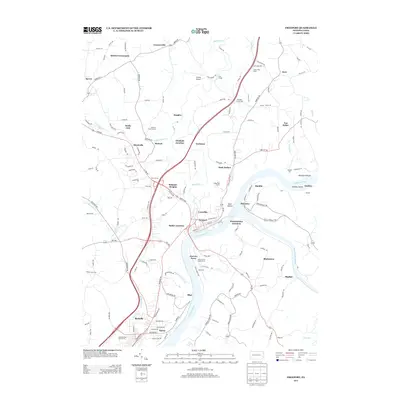 2013 Map of Freeport, 2013 Print