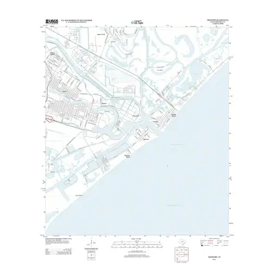 2013 Map of Freeport, 2013 Print