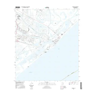 2016 Map of Freeport, 2016 Print