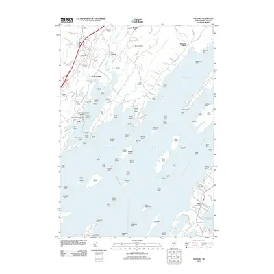 2011 Map of Freeport, 2011 Print
