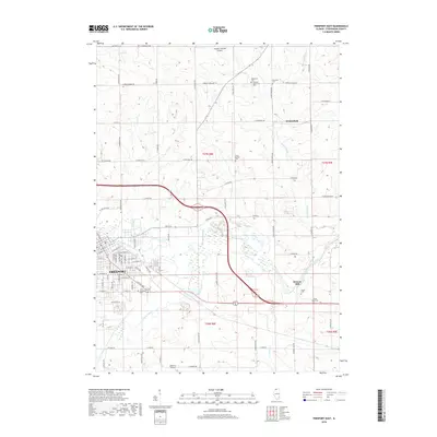 2018 Map of Freeport East, 2018 Print