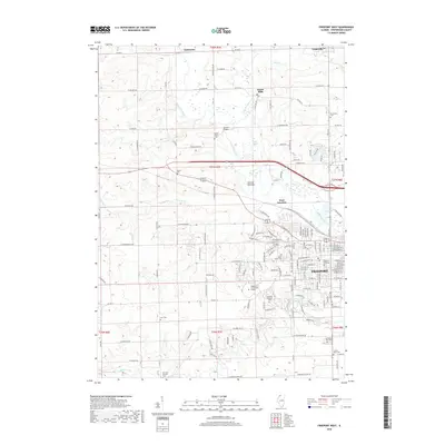 2018 Map of Freeport West, 2018 Print