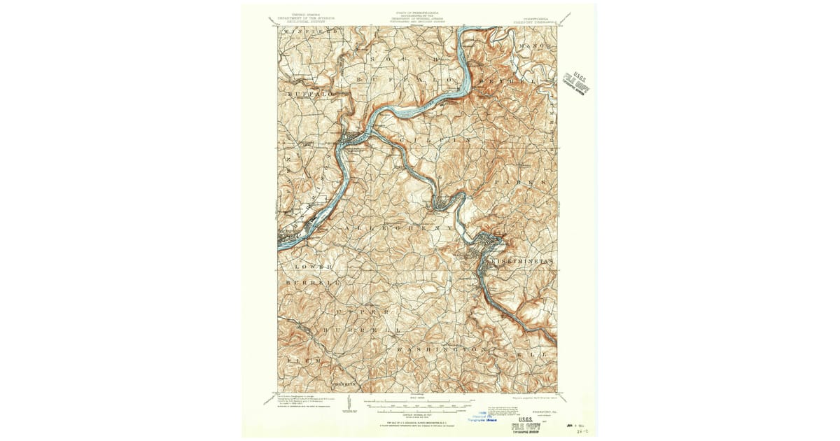 Old Maps of West Leechburg PA - Freeport Westmoreland County Pa Usgs Topo 1907 P1956 Og 1200x630 