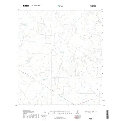 2019 Map of Freer NW, 2019 Print