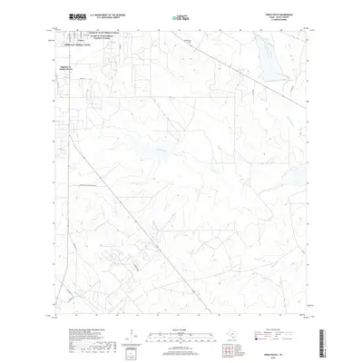 2019 Map of Freer South, 2019 Print