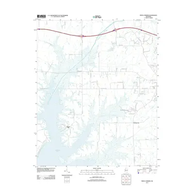 2012 Map of Frees Corners, 2012 Print