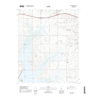 2018 Map of Frees Corners, 2018 Print