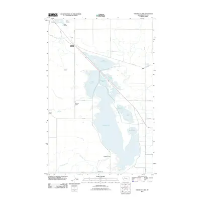 2011 Map of Freezeout Lake, 2011 Print