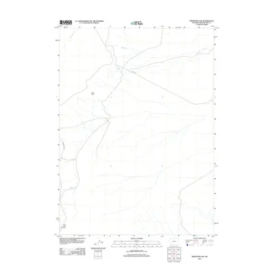 2012 Map of Freighter Gap, 2012 Print